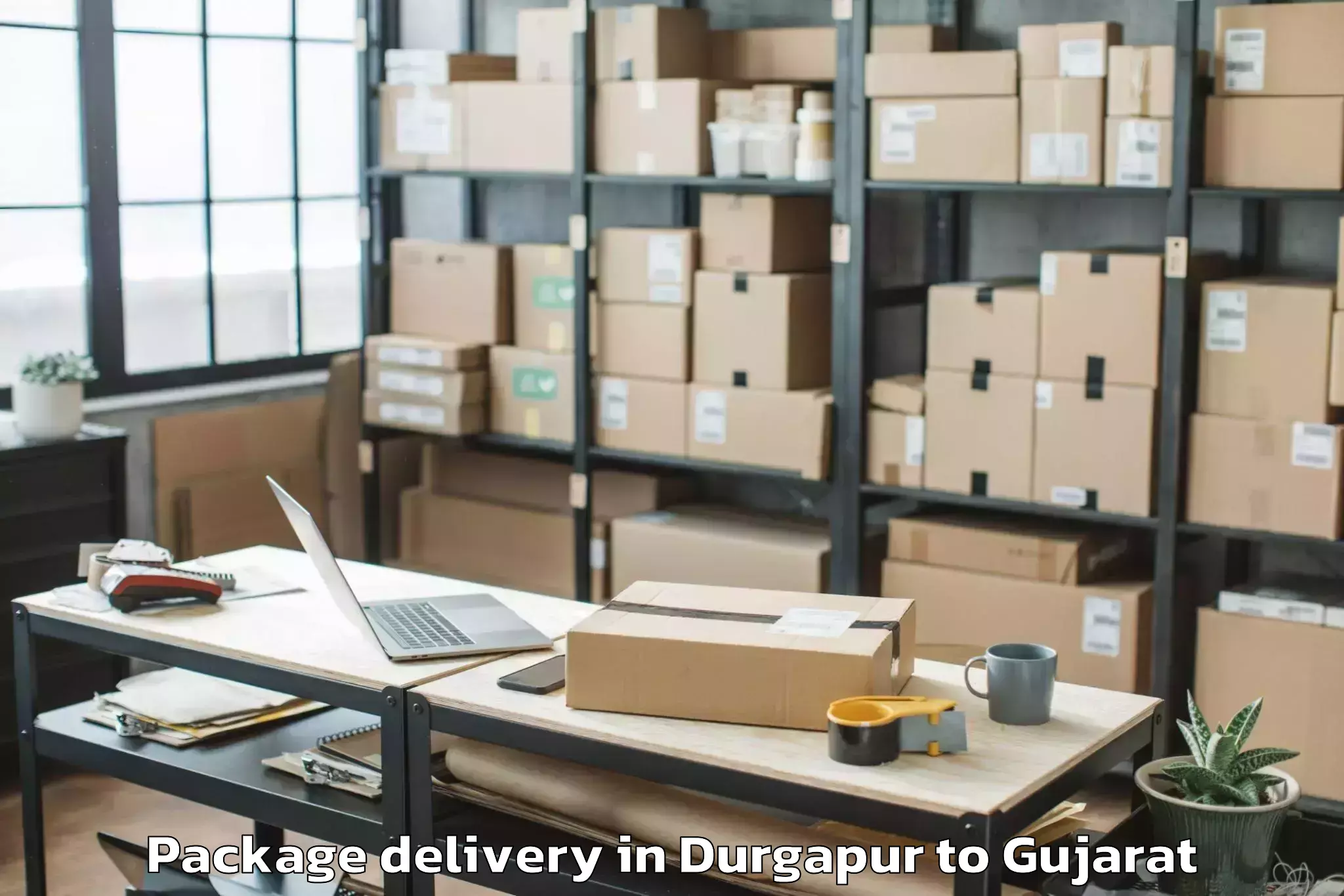 Trusted Durgapur to Kadi Package Delivery